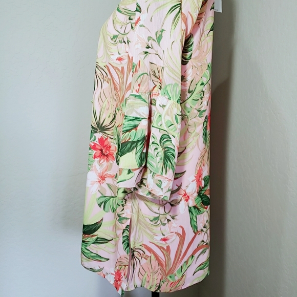J Jill Tropical Floral Print Tunic XS - Picture 5 of 10